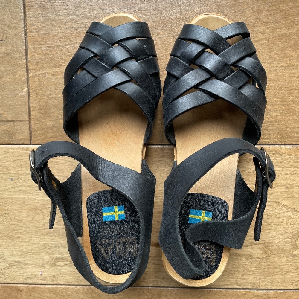 Mia Bety Swedish Clogs Size 38